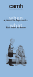 When a parent is depressed… What kids want to know