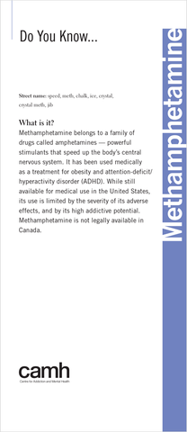 Do You Know… Methamphetamine|Vous connaissez… la méthamphétamine