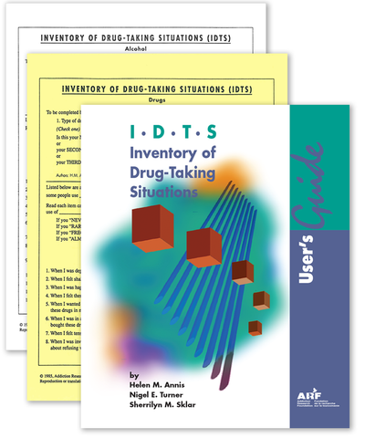 Inventory of Drug-Taking Situations (IDTS): Sample Pack|Liste des occasions de consommation de drogues (LOCD) : Trousse-échantillon