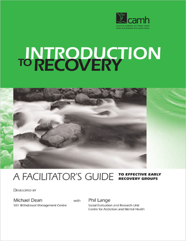 Introduction to Recovery|Introduction au rétablissement